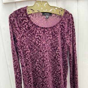Karen Kane XS Burgandy Top